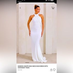 Brand new, never worn pure white Club London dress in size 6.